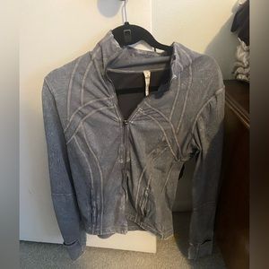 Lululemon grey diamond dye define jacket